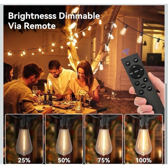 Outdoor String Lights - Picture 4 of 7